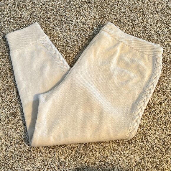 Lauren Ralph Lauren - Women’s Cashmere Cable Knit Joggers - Size 3X